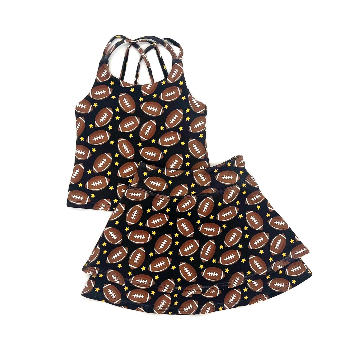 Black & Gold Athletic Football Set