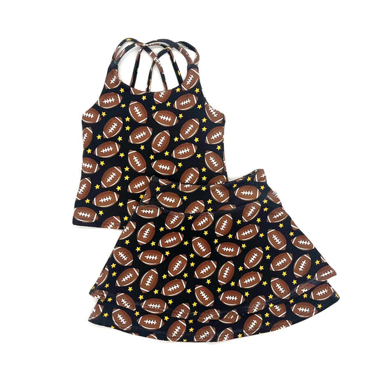 Black & Gold Athletic Football Set