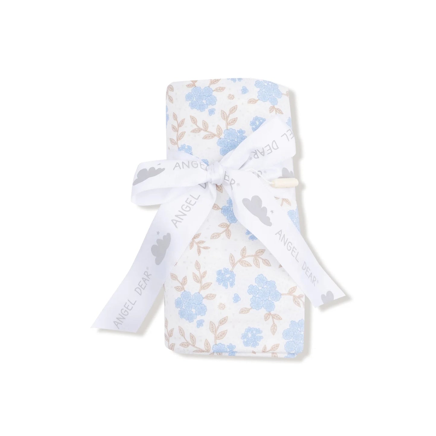 Baby Blue Floral Swaddle
