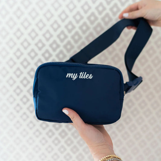 Tile & Travel Bag-Navy