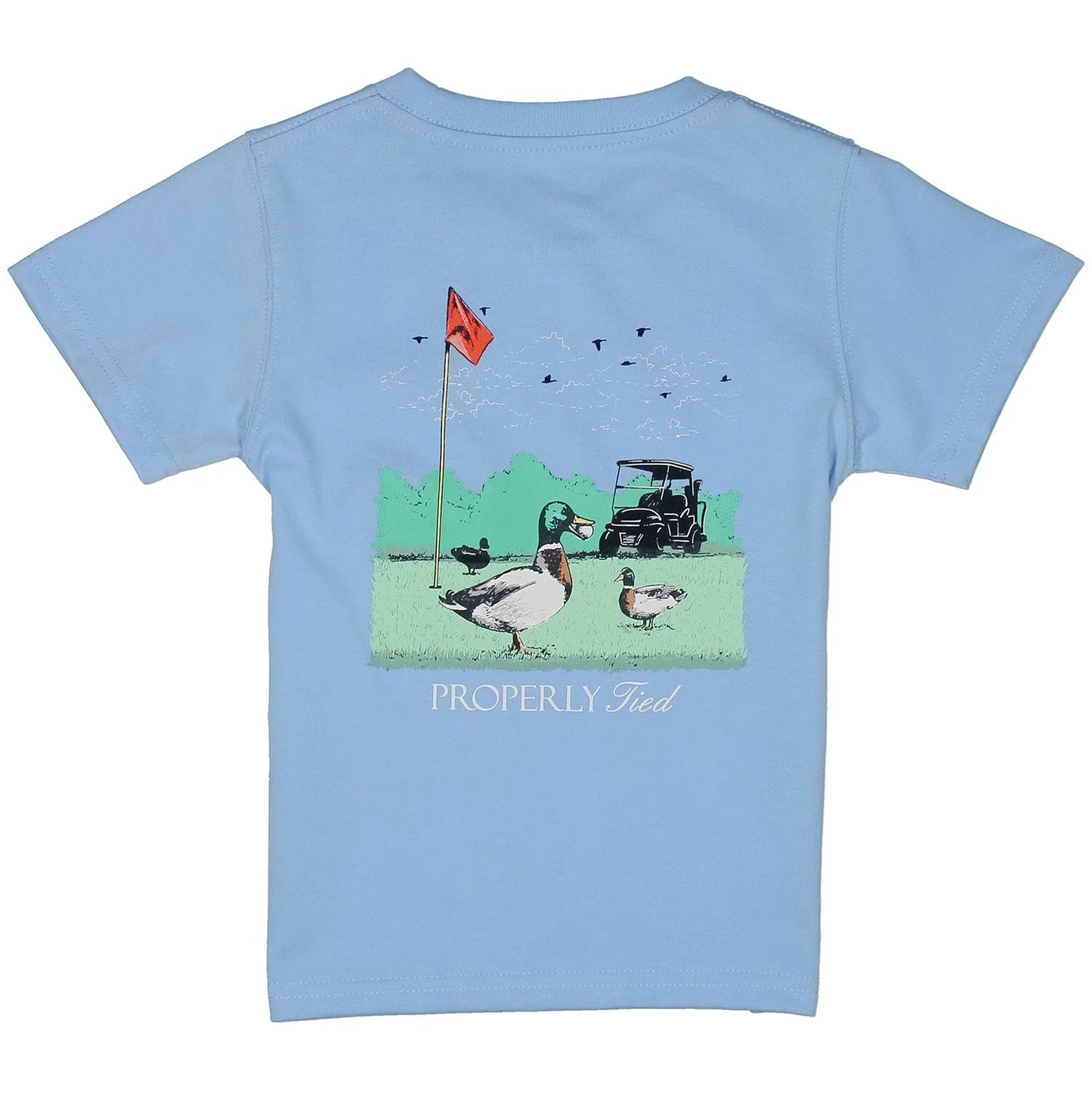 Fowl Play SS Tee - Light Blue