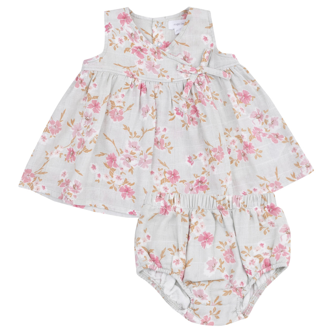 Pink Phlox Floral Kimono Dress & Bloomer