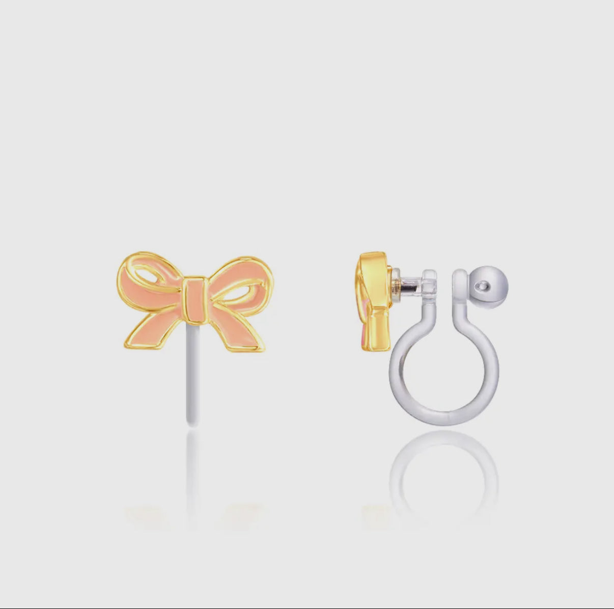 CLIP ON-Pink Bow