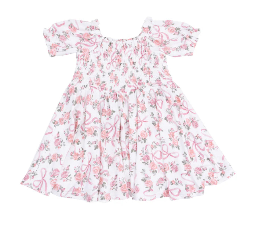 Ribbons & Flowers Smocked Dress