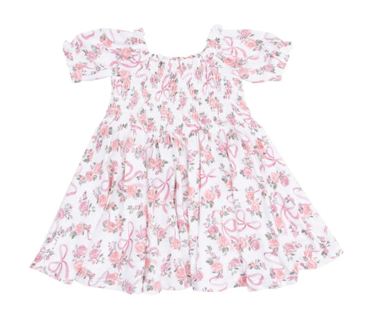 Ribbons & Flowers Smocked Dress