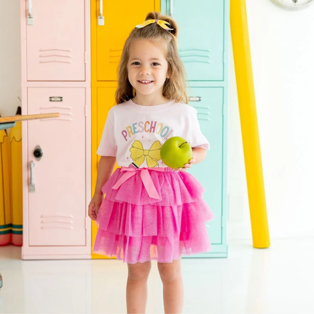 Preschool Pencil Bow Shirt