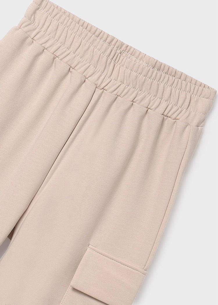 Cargo Joggers-Beige