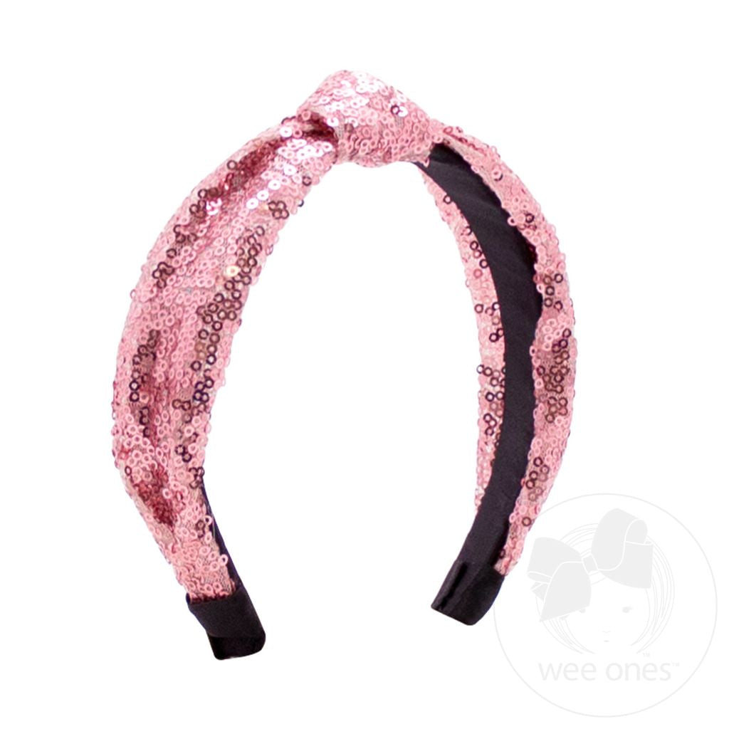 Sequins Knot Headband-PRL