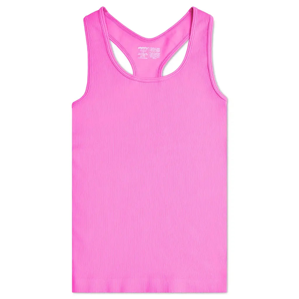 Ribbed Tank-Pretty Pink