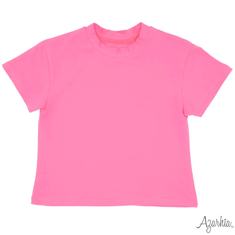 Boxy Tee-Hot Pink
