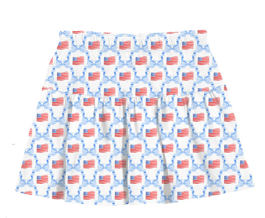 America Tennis Skort