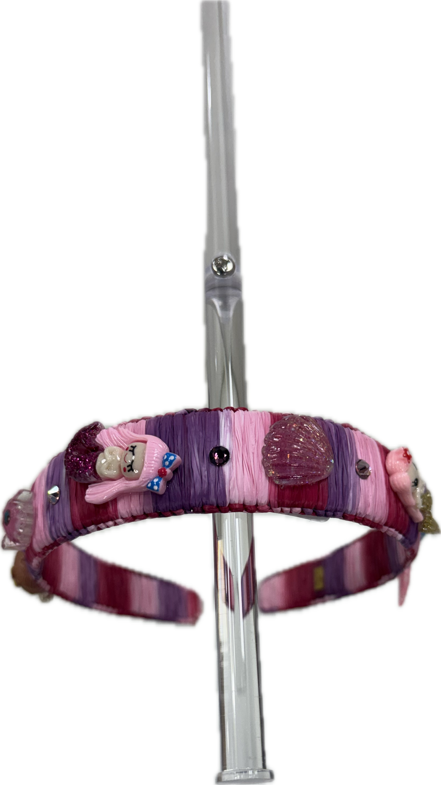 Raffia Mermaid Charm Headband