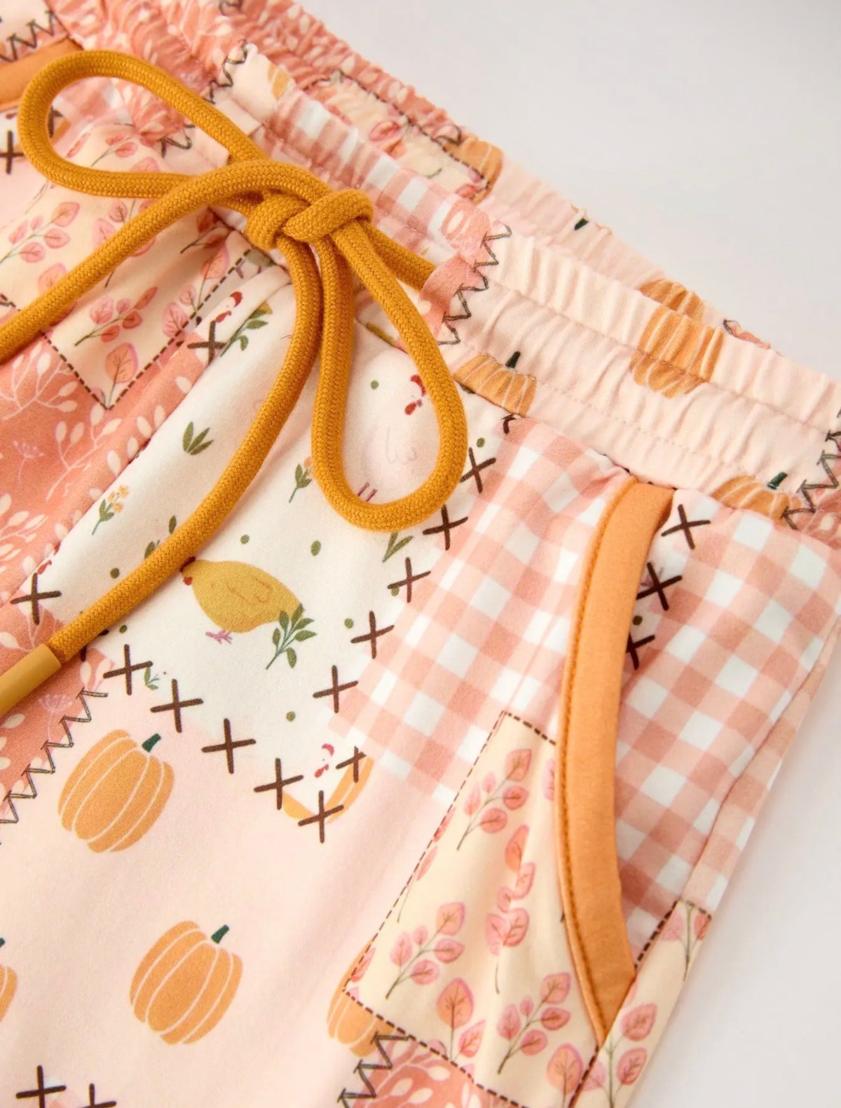 Thanksgiving Pumpkin Patchwork Set