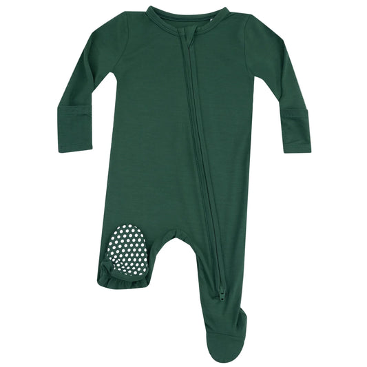 Hunter Green Footie