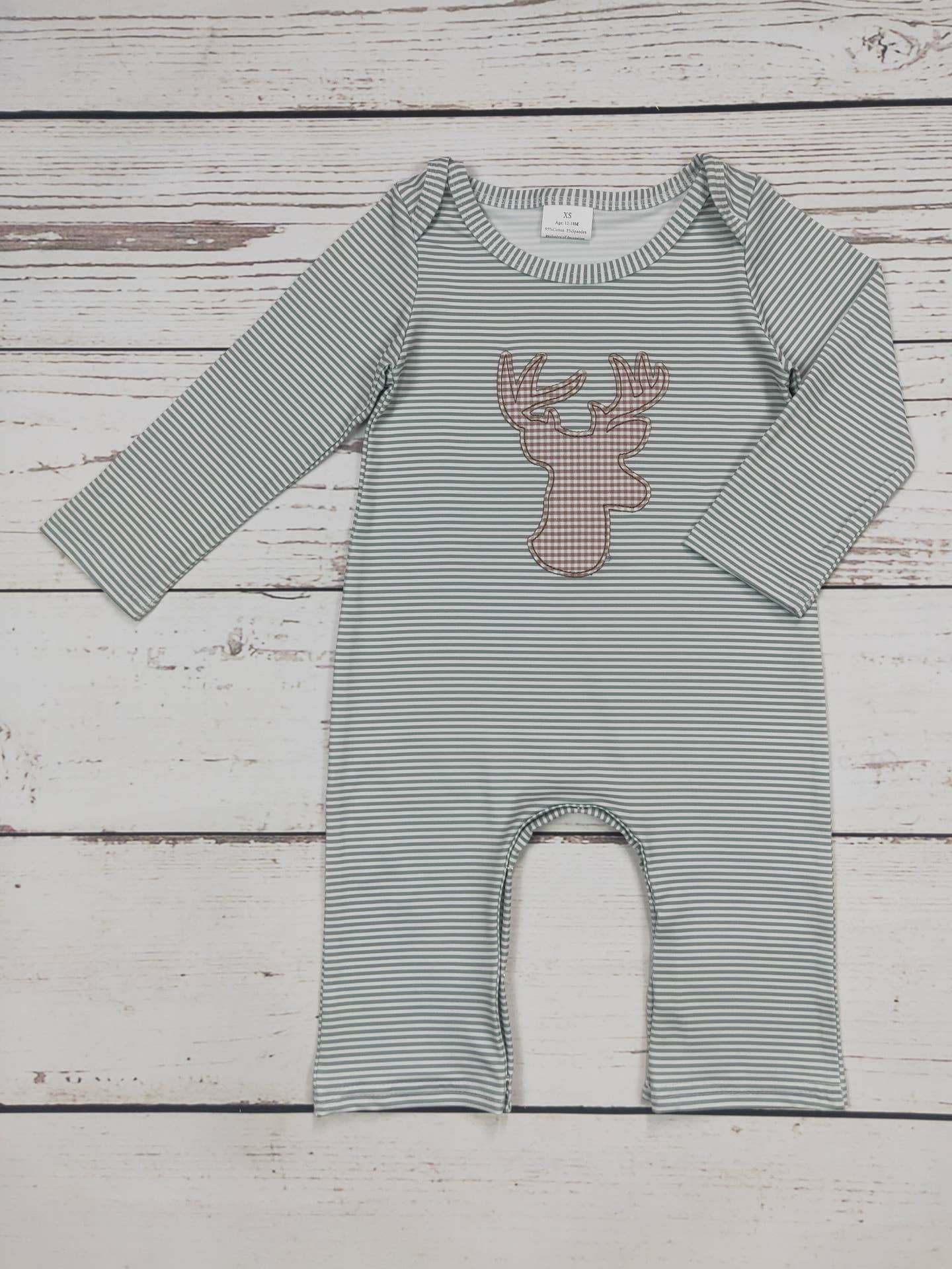 Striped Deer Romper