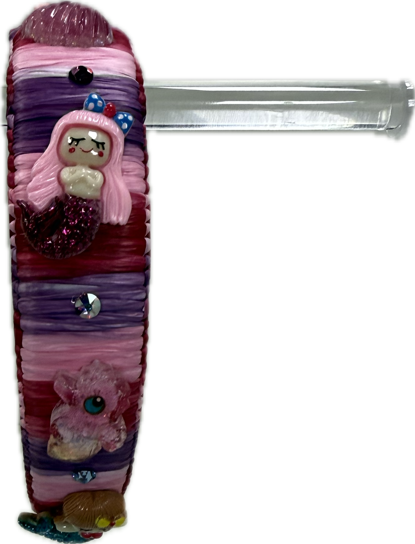 Raffia Mermaid Charm Headband