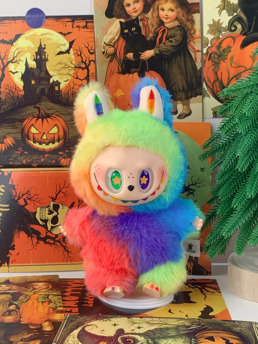 Labubu Doll-Rainbow