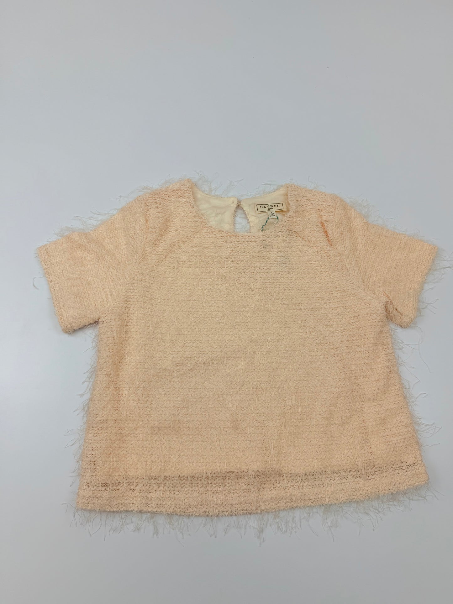 Cream Fringe Shirt