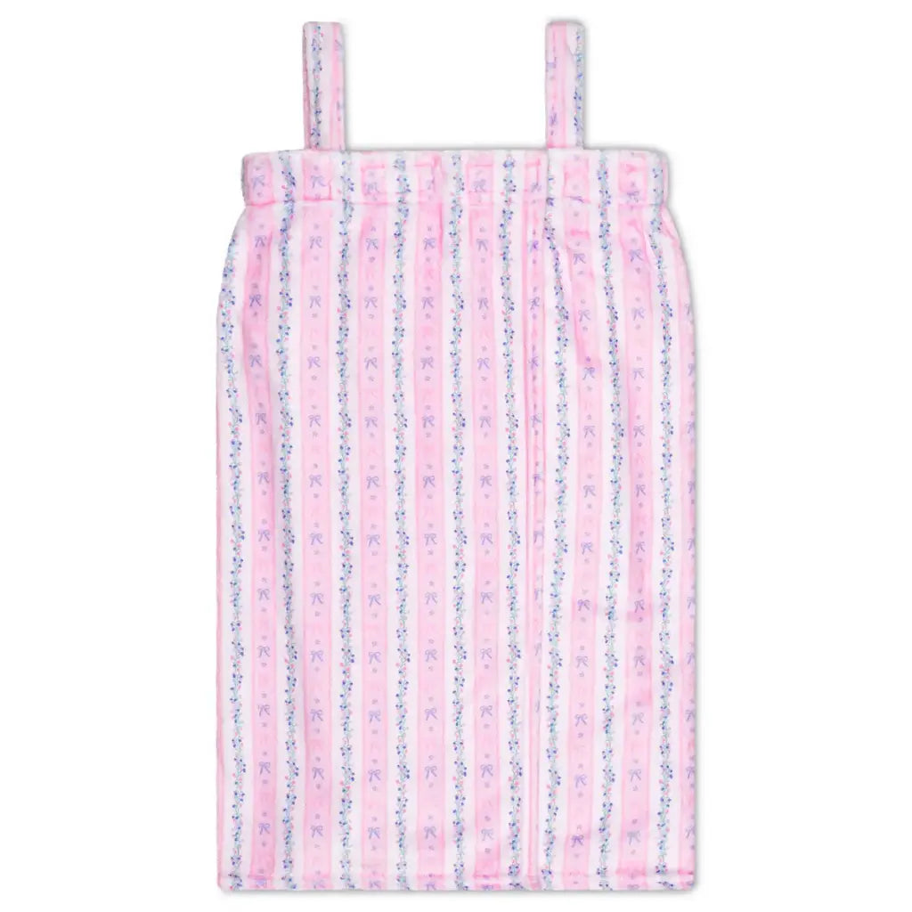 Spa Wrap-Floral Stripes