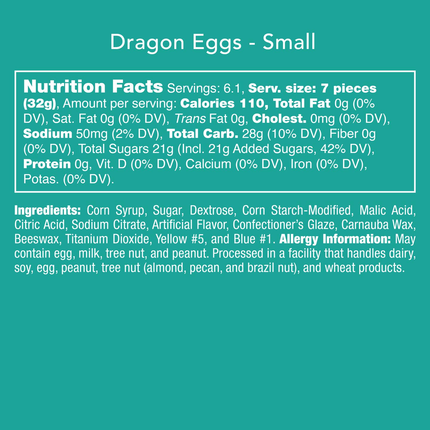 Dragon Eggs Candy