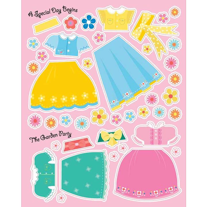 Princess Dress Up Sticker Book