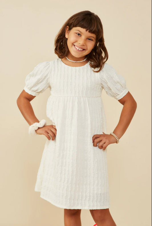 Ivory Textured Dress