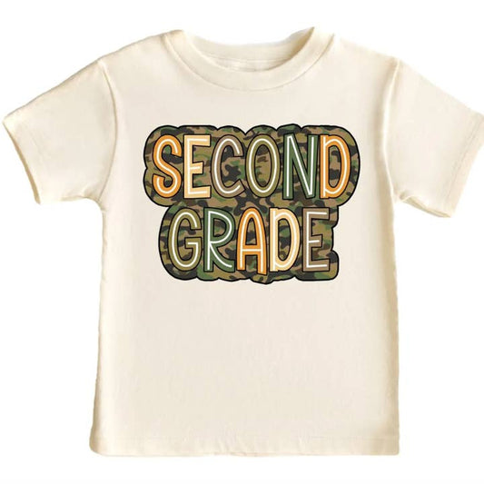 Second Grade Camo Tee