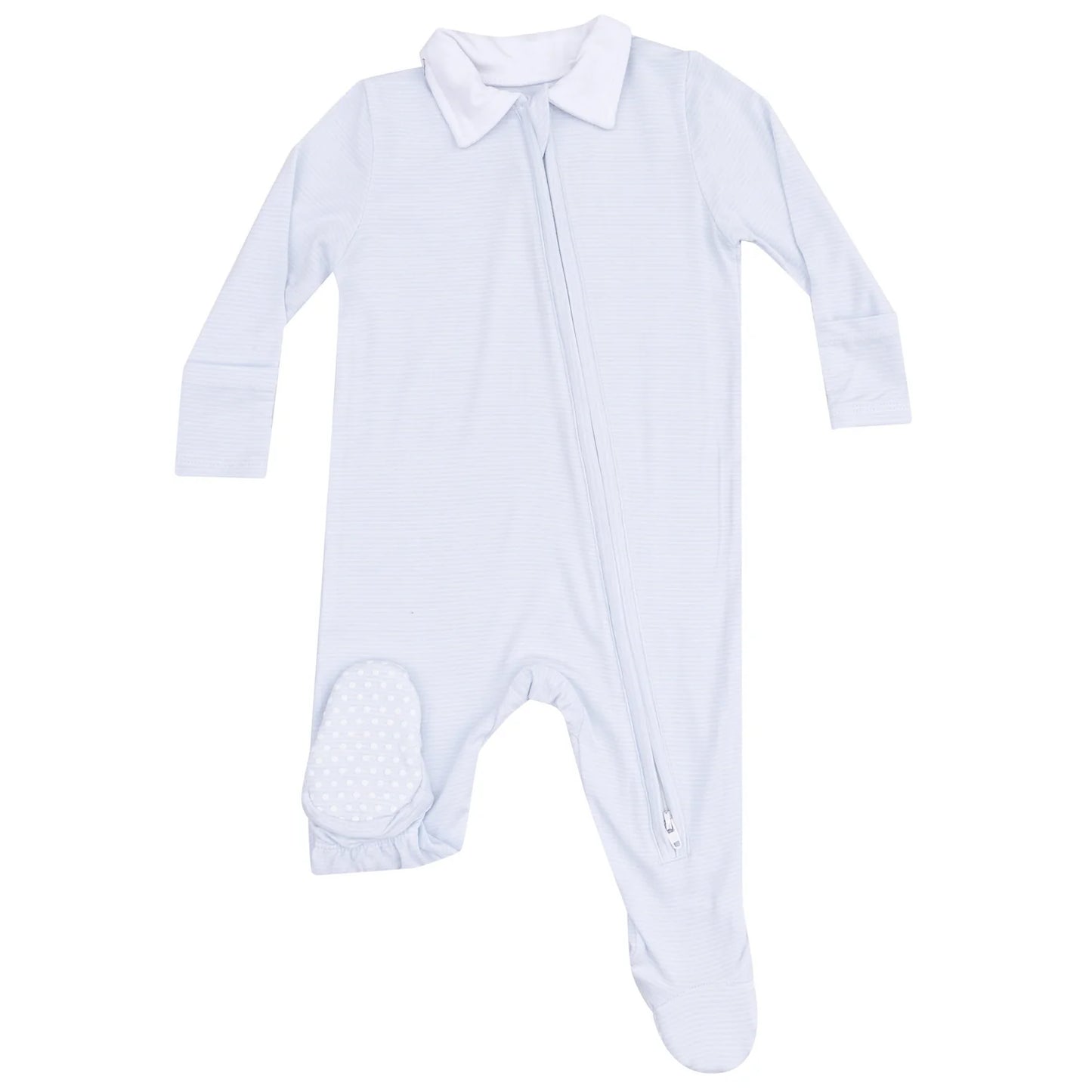 Stripe Blue Polo Footie