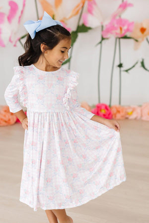 Ribbons & Roses Ruffle Twirl Dress