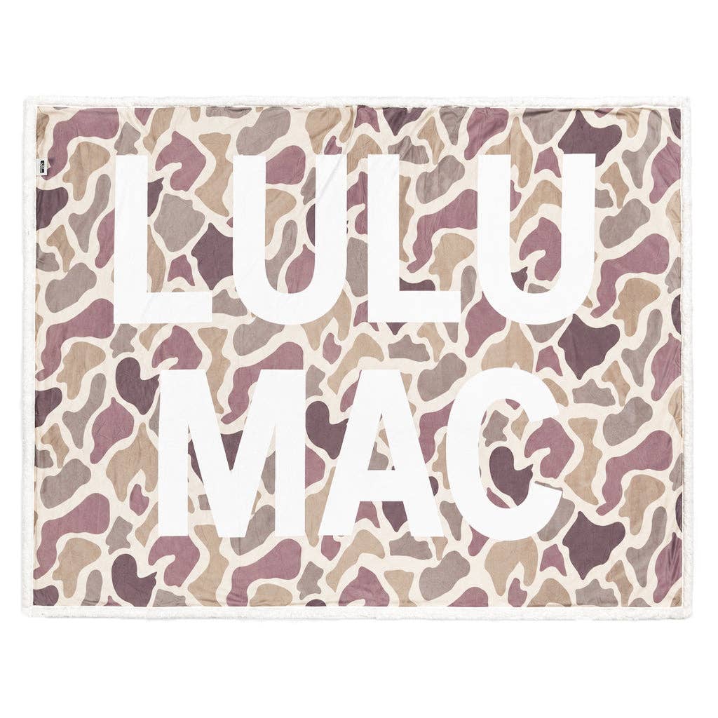 Lulu Mac Blanket-Light Camo