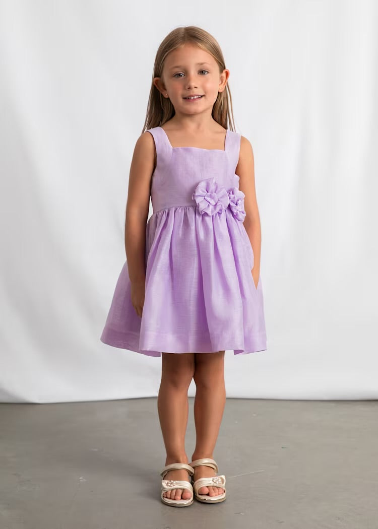 Lavender Linen Dress