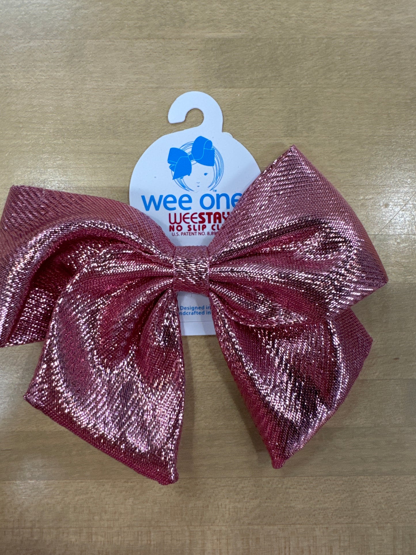 King Metallic Lame Bow-PNK