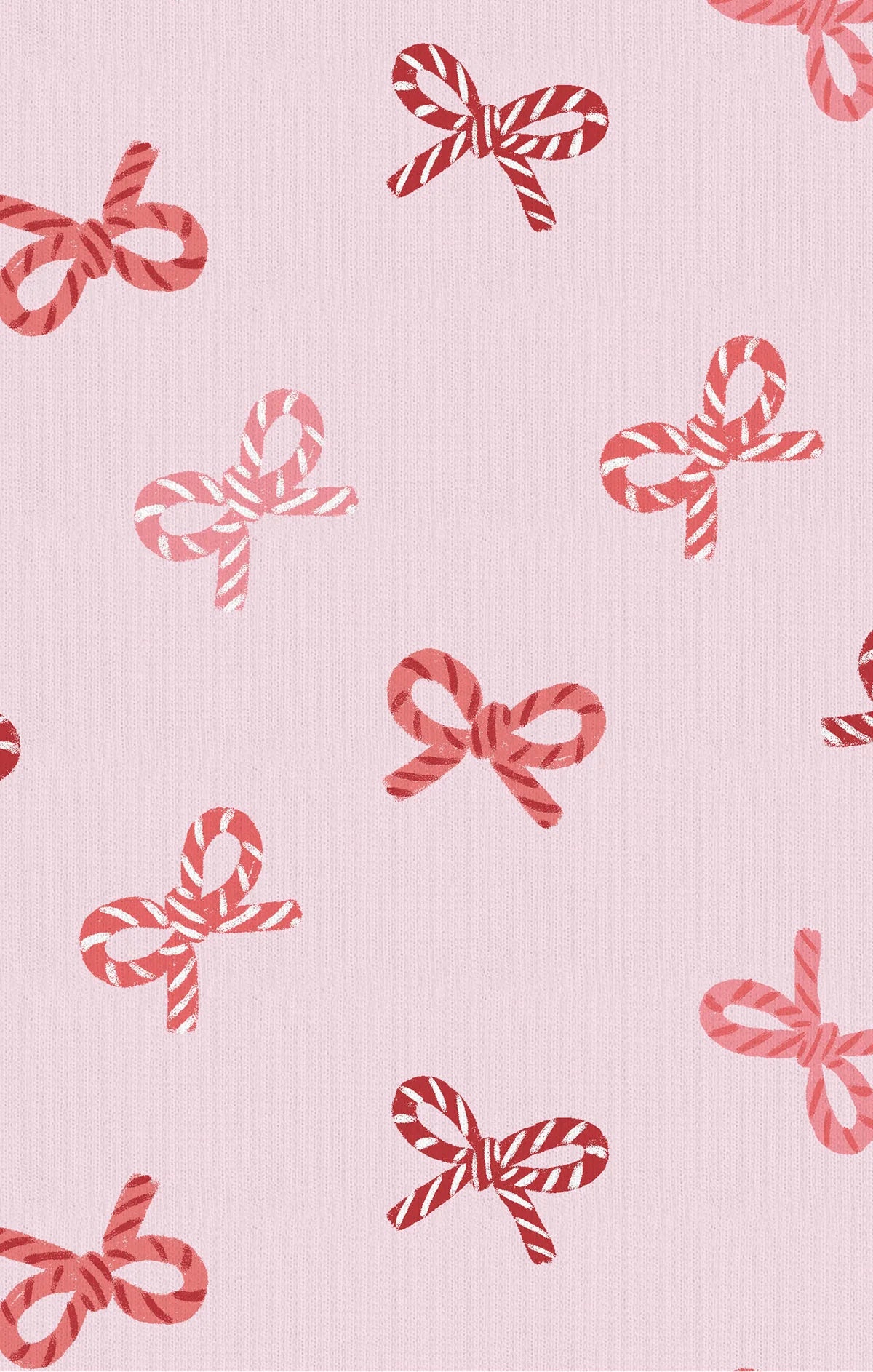 Candy Cane Bows PJs