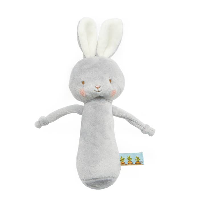 Friendly Chime Rattle-Gray Bunny