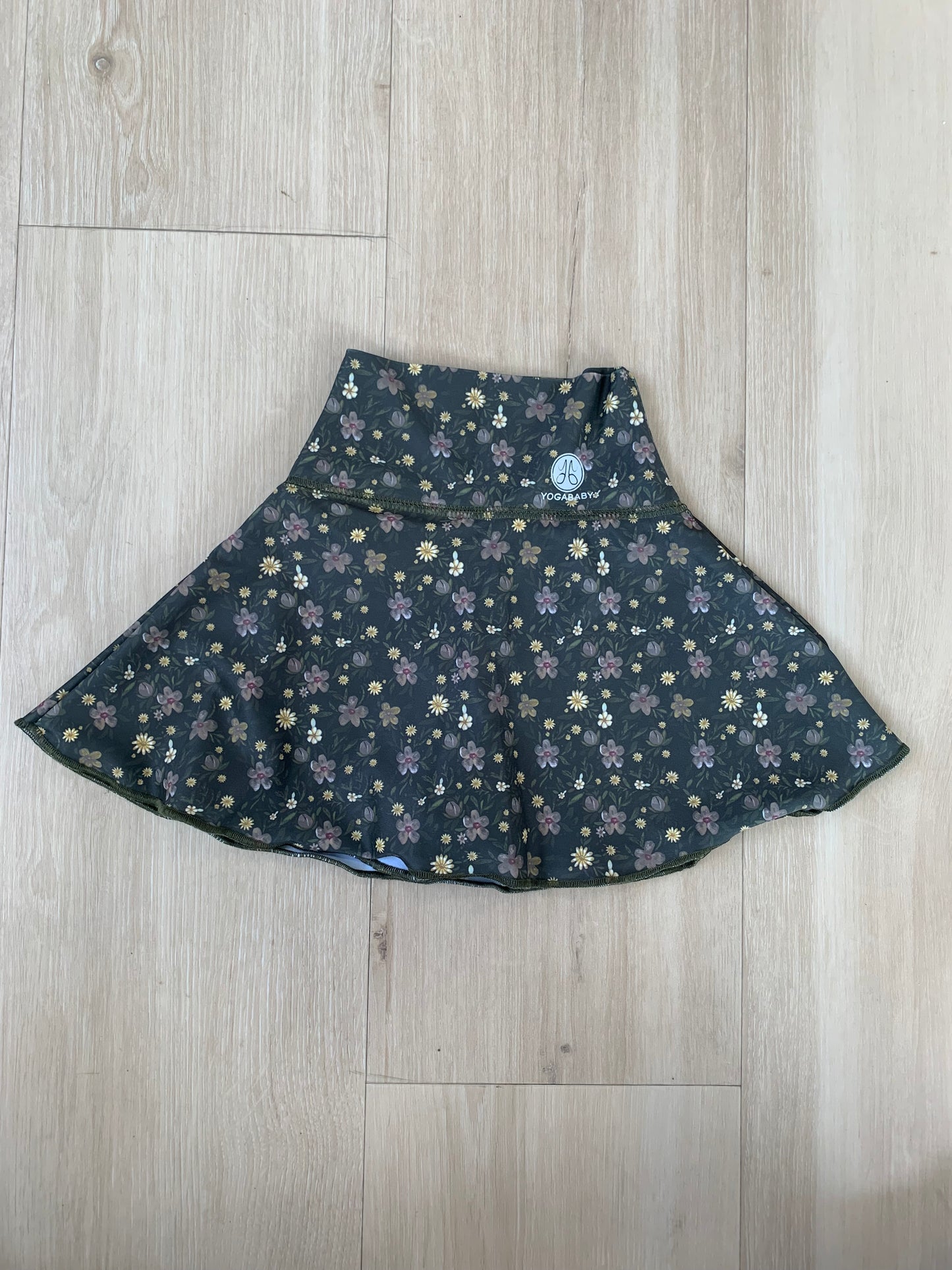 Rustic Floral Tennis Skirt