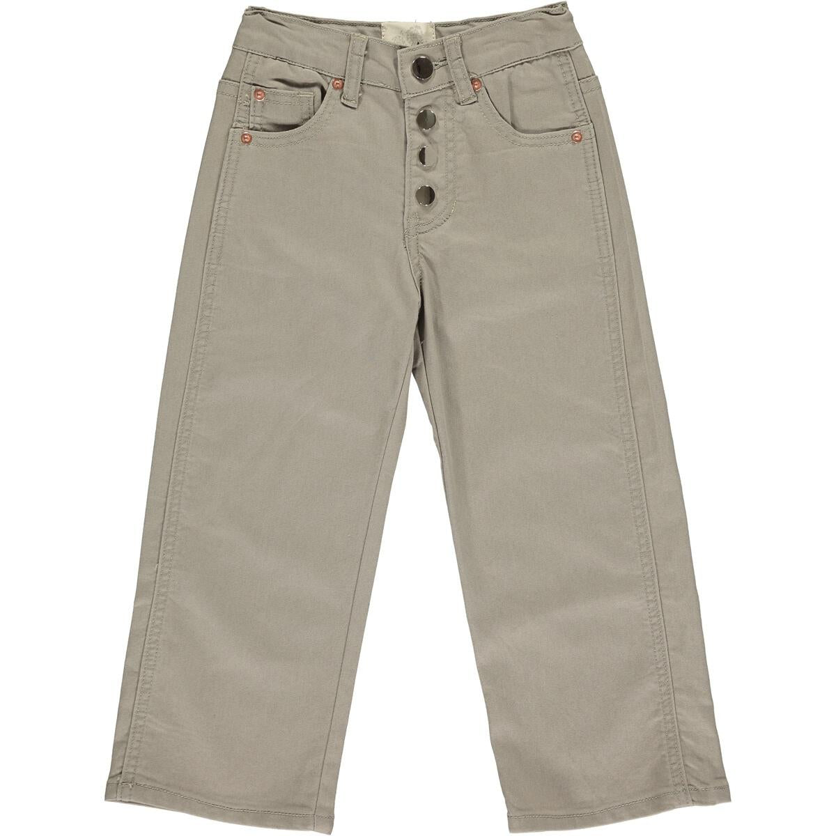 Hayden Wide Leg Pants-Stone