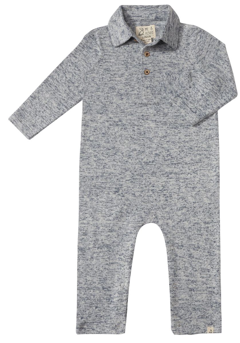 Kingston Polo Romper-H. Navy