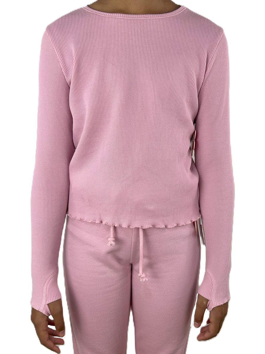 Thumbhole T-Shirt-Pink