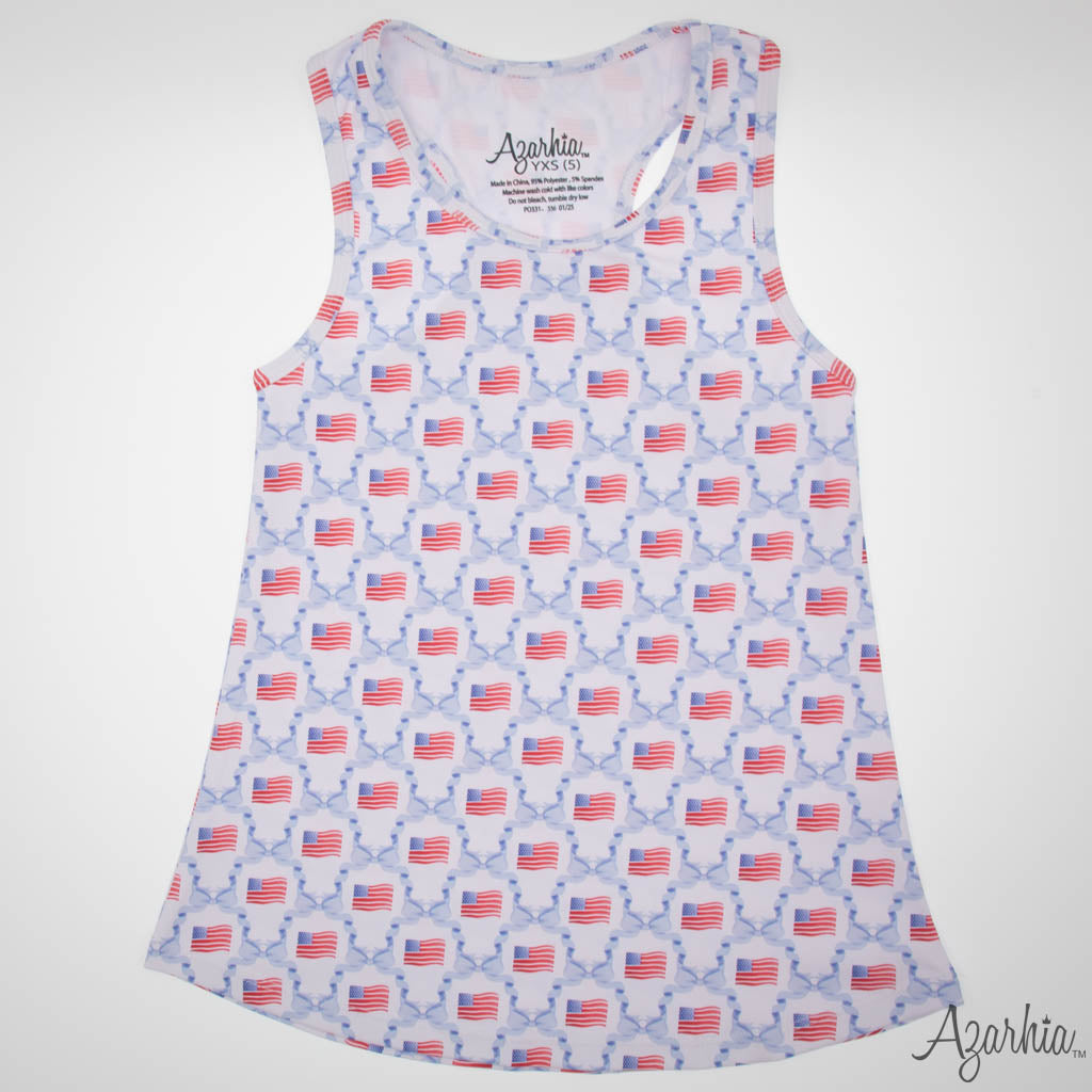 America Racer Back Tank