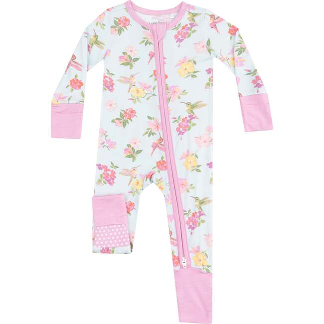 Cute Hummingbirds 2-Way Zipper Romper