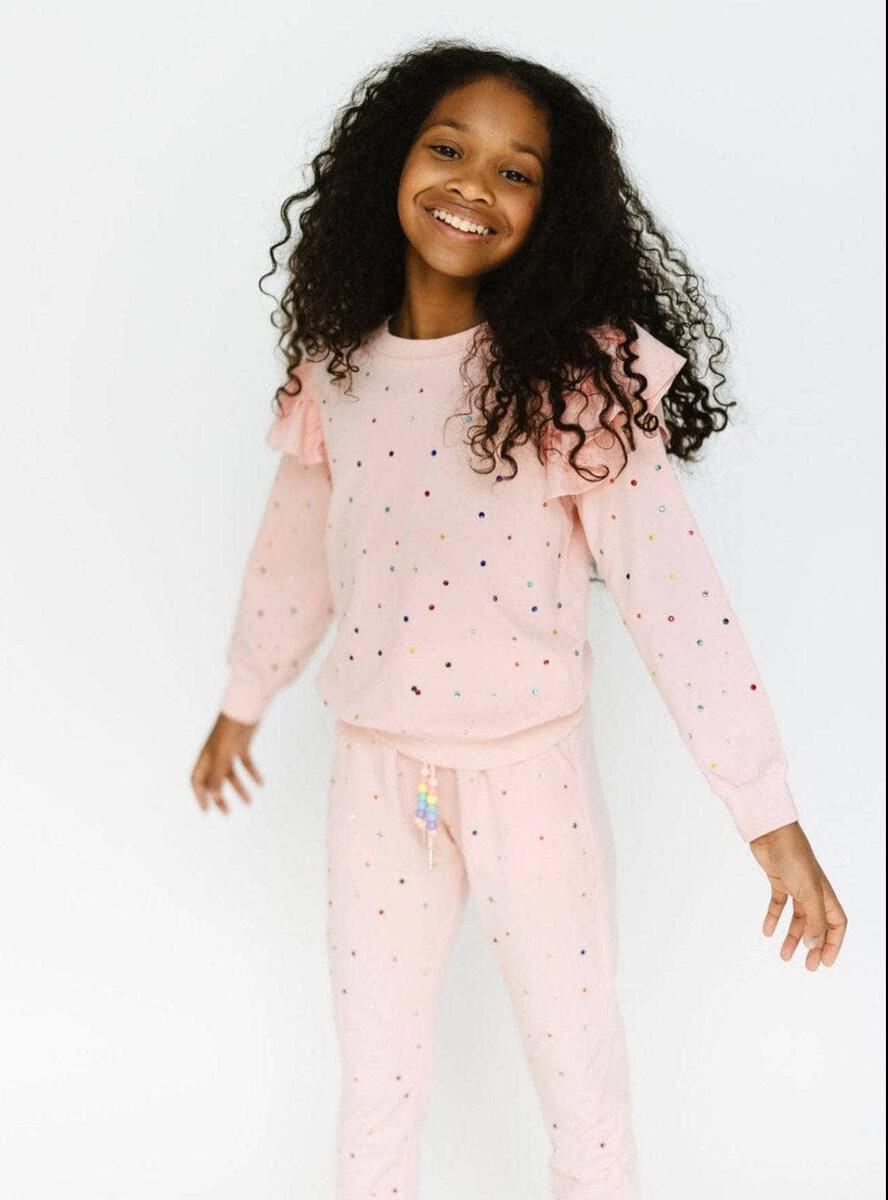 Rainbow Crystal Jogger Set