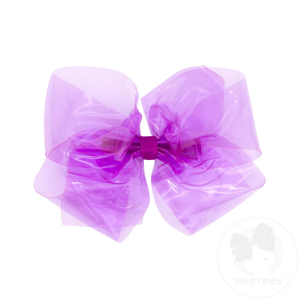 King Vinyl Bow-Royal Orchid