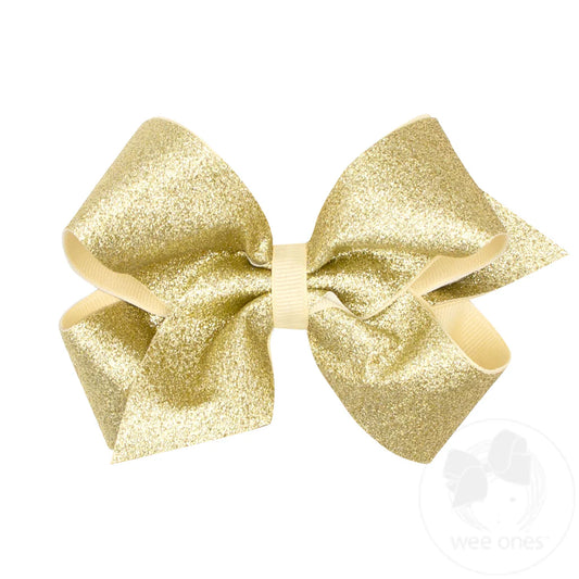 MED Glitter Bow-Gold