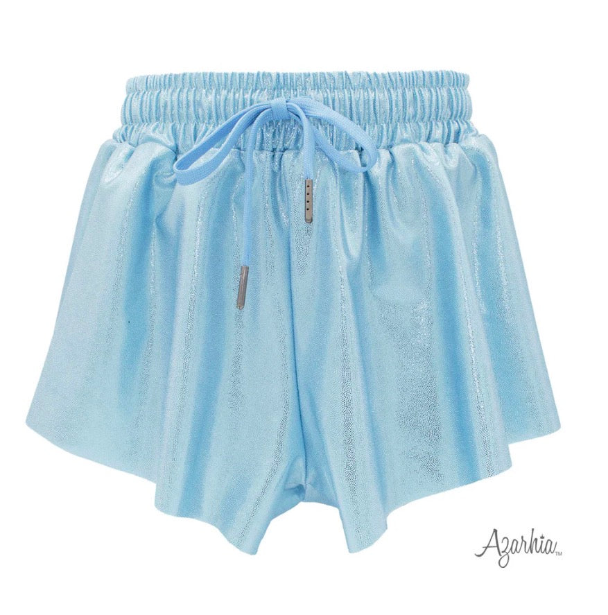 Shimmer Butterfly Short-Blue
