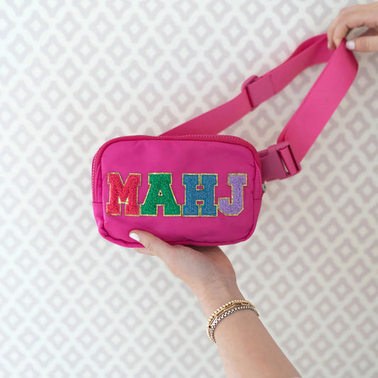 Tile & Travel Bag-Pink MAHJ