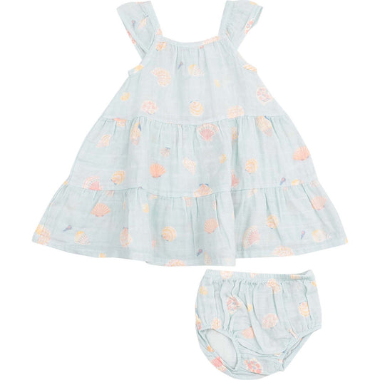 Pretty Seashells Twirly Sundress