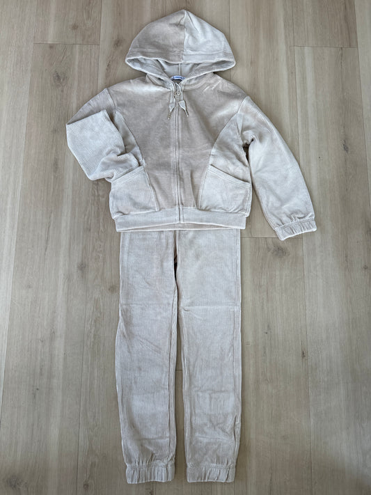 Corduroy Track Suit-Oatmeal