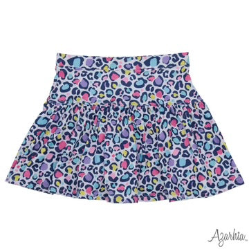 Bright Leopard Skort