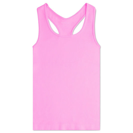 Ribbed Racerback-Rose