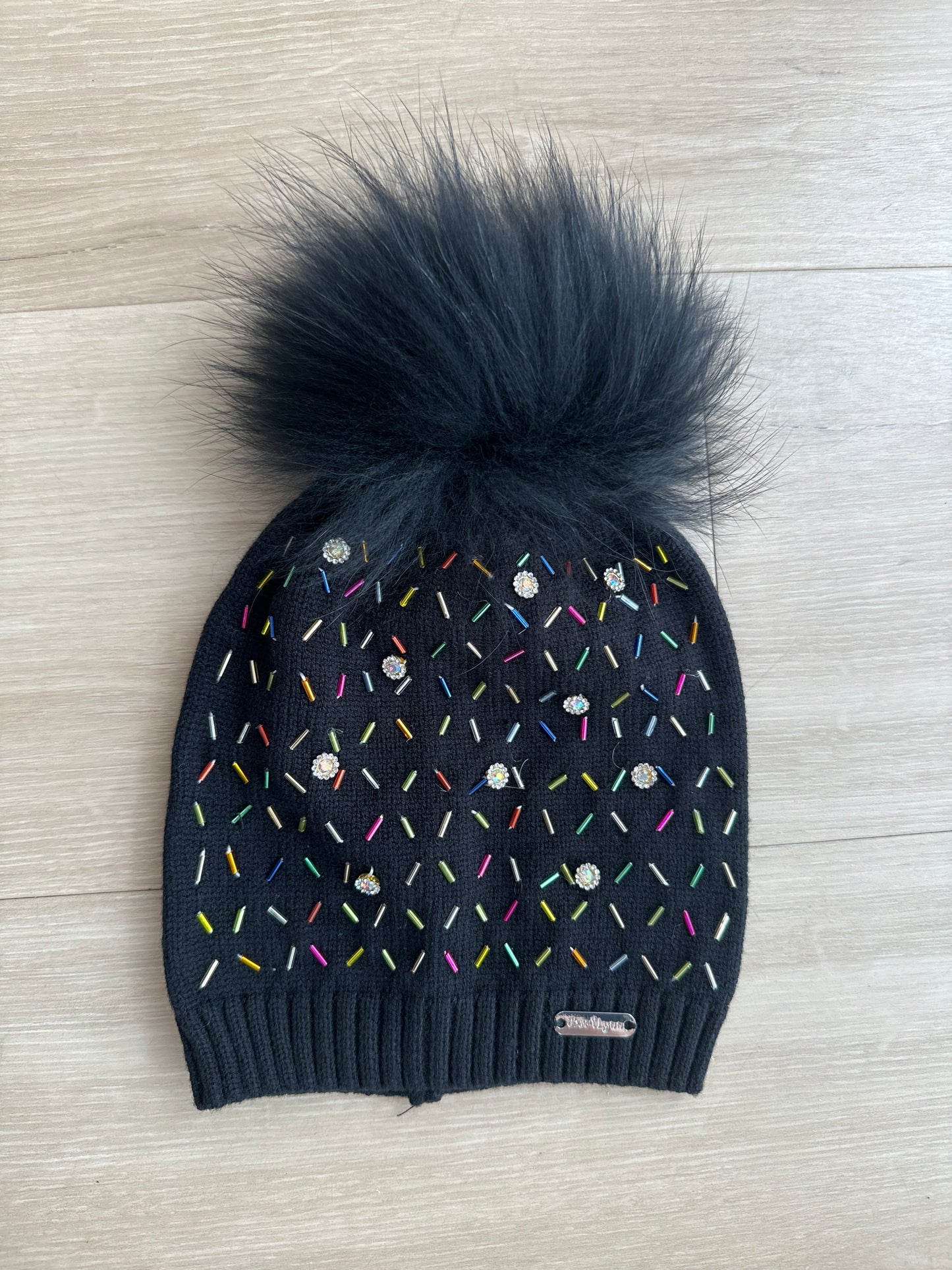 Sprinkle Jewel Beanie-BLK